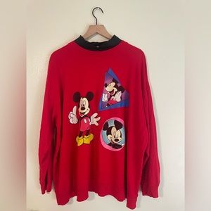 Vintage. Rare. One of a kind. DISNEY. LAND AND SEA. Shirt. Turtleneck.